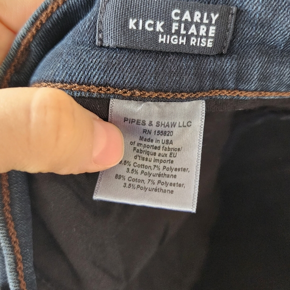 Veronica Beard Carly kick flare high rise jeans - Picture 11 of 14